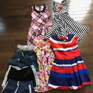 mixed bag of Gymboree & Justice Clothes Size 8